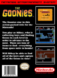 Goonies Famicom JP box art